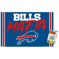 NFL Buffalo Bills - Bills Mafia Wall Poster with Push Pins, 14.725" x 22.375"