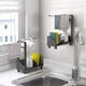 thumbnail image 2 of Estante para fregadero de acero inoxidable duradero, diseño de fondo abierto que permite un drenaje rápido del agua, bandeja de drenaje extraíble que mantiene limpias las encimeras, resistente a la, 2 of 5