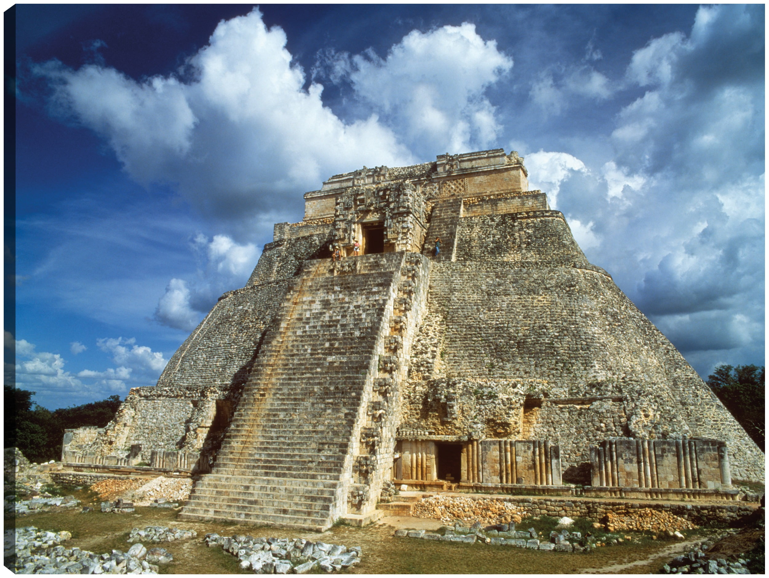 Cuadro Decorativo - Pirámide Maya México Jr Impresión en canvas ...
