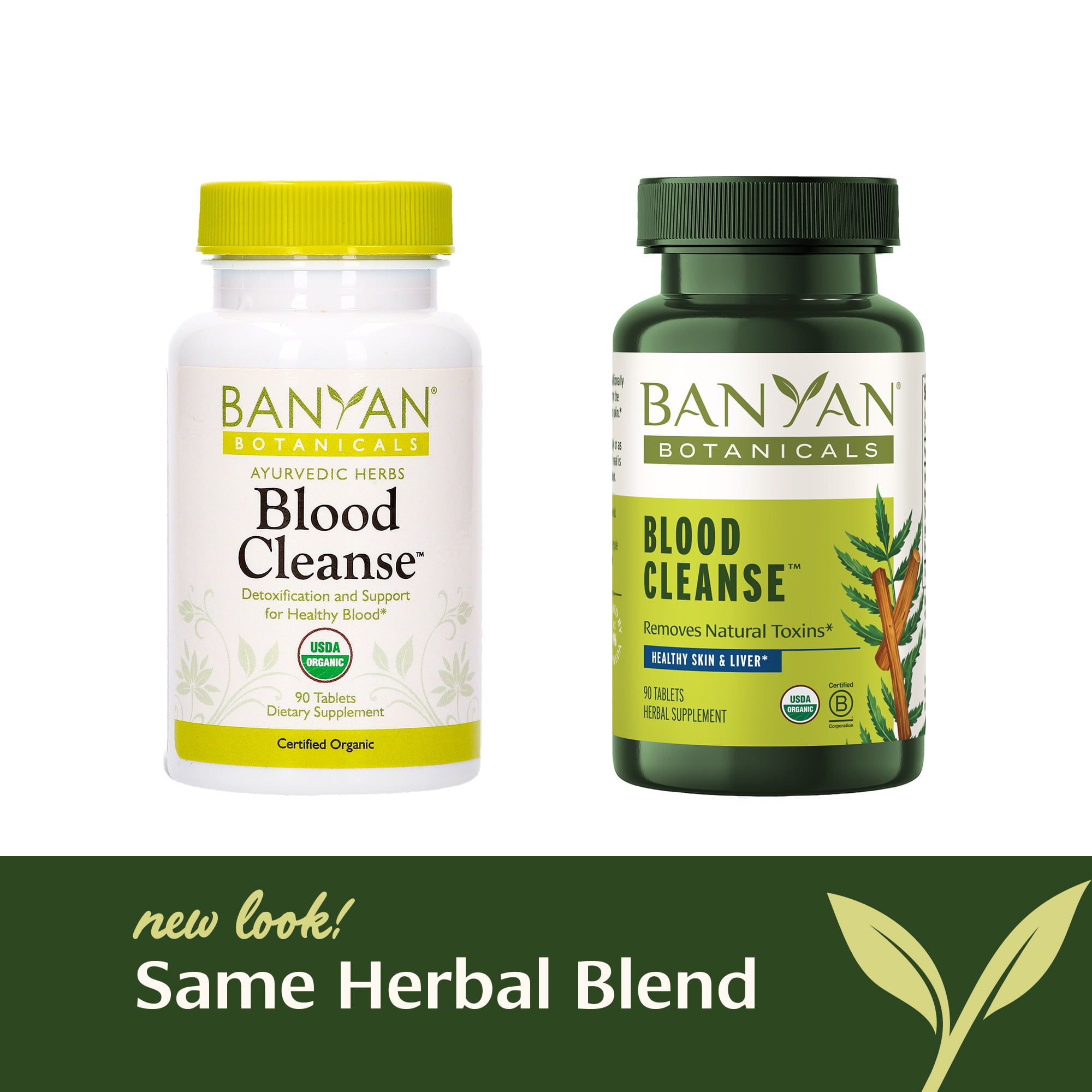 Banyan Botanicals Blood Cleanse Tablets – Organic Supplement with Manjistha & Turmeric – Blood Cleansing Herbs for Detox, Healthy Circulation & Skin* – 90 Tablets – Non GMO Sustainably Sourced Vegan