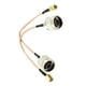 thumbnail image 2 of RG316 cable puente 15 cm SMA macho a N macho RF coaxial cable coaxial antena extensor adaptador de cable puente 2 Piezas Scienceny EL1428-00, 2 of 2