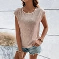thumbnail image 5 of RMGVDSD Trendy Tops for Women Solid Color Sequin Round Neck Tee Shirts Shiny Cap Sleeve T Shirts Fashion Blouse Tops Casual Party Wear Versatile Tee Blouse, 5 of 9