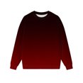 thumbnail image 4 of Breezora Women’s Casual Long Sleeve Crew Neck Sweatshirt Lightweight Loose Fit Everyday Top for Fall Street Style Cozy Loungewear XXXL Size Black, 4 of 4
