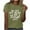 Army Green, variant on Scyoekwg Womens Summer Tops Ladies Blouses Dressy Casual Loose Short Sleeve Cute T Shirts Trendy Womens Summer Fashion Going Out Tops