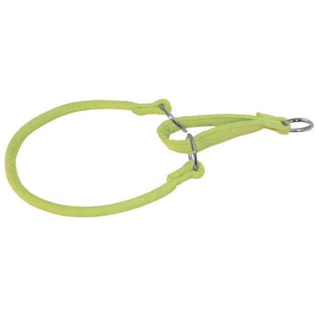 Dogline M8303-5 20 Pi. L x 0,38 W. Confort en Microfibre Ronde Col Martingale&44; Vert