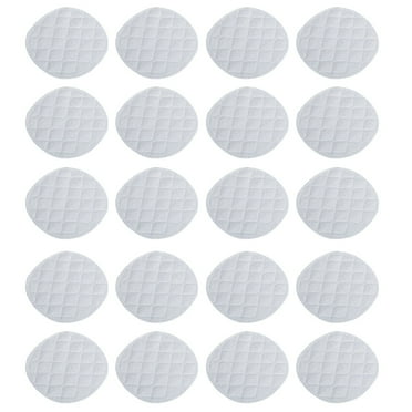 16 Pcs Breast Pads Shape Nursing Breastfeeding Milk Chest Leakproof Washable White Ecological Cotton
