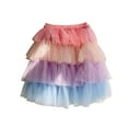 thumbnail image 3 of JIAYUE Spring Fall Carnival Skirt For Girls Patchwork Tie Dye Tutu Mid-Length Ballet Dance Skirt For Child Ballet Seasonal Skirt, 3 of 5