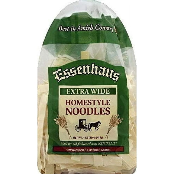 Essenhaus Extra Wide Noodles 16 oz (Pack of 12)