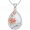 Lotus, variant on Midir&Etain  Opal Sunflower Necklace White Gold Plated Vintage Floral Pendant Jewelry Gift for Her Women Mom