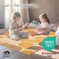 thumbnail image 4 of ODIKA 5'x7' Machine Washable Non-Slip Area Rug, Stylish Geometric Motif with Earthy Color Palette for Chic High Traffic Rug, Beige, 247186, 4 of 7