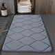 thumbnail image 4 of Fiudx Ofertas flash del día Alfombras rectas, tapetes para dormitorio, sala de estar, baño, tapetes antideslizantes absorbentes, tapetes de cocina, alfombras de baño lavables a máquina, 4 of 7