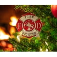 thumbnail image 3 of Allied Firefighter Heroes Series Holiday Ornament - Officially Licensed Firefighter Medallion, 3 of 3