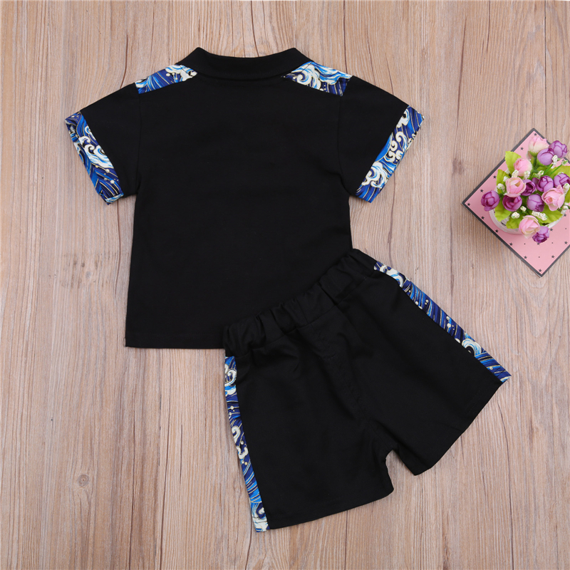 Hirigin 21 Toddler Baby Boys Summer Clothes Sets Infant Newborn Short Sleeve Lapel T Shirt Casual Short Outfit 0 5y Walmart Com Walmart Com
