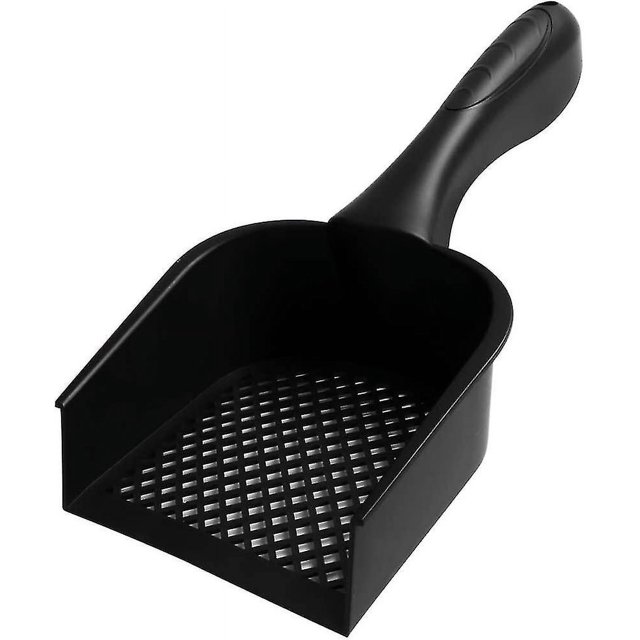 New Bentonite Cat Litter Shovel Pvc Cat Litter Shovel Wall Mount Lightweight, Durable, Square Litter Shovel With Long Handle, Pet Supplies For Cleani
