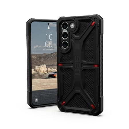 UAG Designed for Samsung Galaxy S23 Plus Case 6.6" Monarch Kevlar Black - Rugged Heavy Duty Shockproof Impact Resistant Protective Cover by URBAN ARMOR GEAR