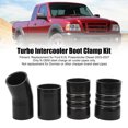 thumbnail image 3 of Abrazaderas De Funda De Manguera De Intercooler, Kit De Abrazadera De Funda De Turbo Intercooler Manguera De Silicona Instalación Sencilla Para Diesel De 6,0 L De 2003, 3 of 7
