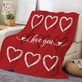 thumbnail image 4 of Sofa Vama Ropa de Cama Manta de franela de San Valentín, ideal para la siesta en casa, la oficina, el sofá de la sala de estar y el invierno. for Navideño, 4 of 4