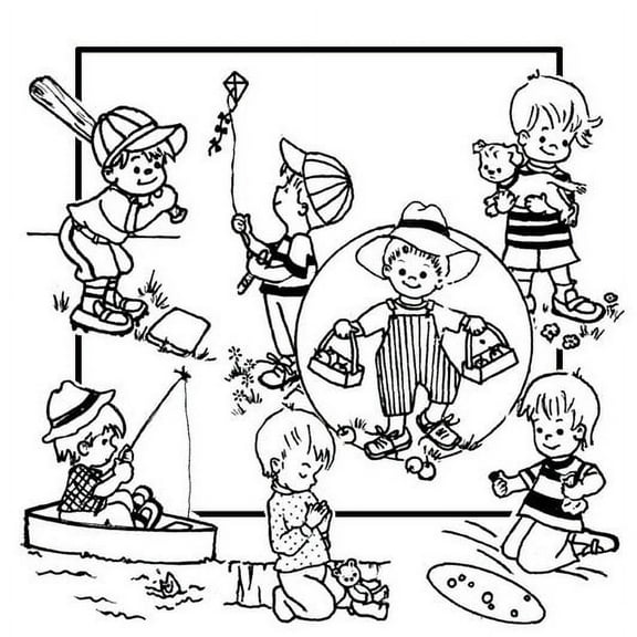 Aunt Martha's #3911 Little Boy Tea Towels