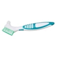 thumbnail image 4 of Denture Toothbrush, Unique Design Effective Cleaning Prevent Calculus Safe Nontoxic Denture Brush  For Travel For Home For Hotel, 4 of 8