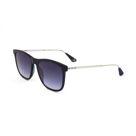 Police sunglasses SPL776 MAN 54/19/145 0AGQ SHINY TRANSPARENT BLUE