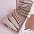 thumbnail image 2 of Daily Mix Store 5pcs Mini Cosmetic Portable Travel Makeup Brushes Set with Mirror Box YDK -, 2 of 9