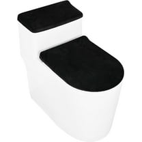 2 Pcs Toilet Lid Cover and Toilet Tank Lid Cover,Happon Toilet Lid Cover Set with Elastic Bottom,Fits Most Size Toilet Lid and Toilet Tank