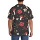 thumbnail image 3 of Fotbe Fly Agaric and Flowers Camisa Estampada de Manga Corta para Hombre, Casual de Verano, Estilo Playero, Sin Arrugas-Medium, 3 of 5