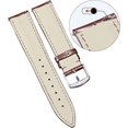 thumbnail image 3 of Correa de reloj de cuero de cocodrilo genuino Reloj de repuesto Correa de liberación rápida Impermeable 10 colores 13 tamaños para hombres y mujeres Hebilla para elegir, 3 of 5