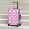 thumbnail image 4 of Salouo Purple And White Polka Dot Pattern Travel Dust-proof Suitcase Cover, Softside Suitcase Protector Luggage Cover Protector for 18-32inch ,Not Included Suitcase, 4 of 8