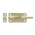 thumbnail image 6 of Bulldog Hardware 4 in. Barrel Bolt, Brass Plated, 1 Pack, 6 of 10
