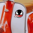 thumbnail image 4 of Pegatinas de dibujos animados de Venom para motocicletas, para el tanque de combustible, el guardabarros lateral de la carrocería, el casco de motocross, calcomanías para arañazos, decoración genial d, 4 of 5