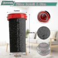 thumbnail image 2 of 3 Pack 25.2v/21.6v Filter For Bosch Flexxo Series 4 Cordless Vacuum Cleaner Bbh32101 Etc,replace, 2 of 4