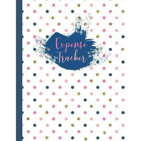 Expense Tracker: Polka Dots Large Spending Log Book To Keep Track Of Your Personal, Family or Business Finances, Letter Size Notebook f (Best Way To Keep Track Of Expenses)