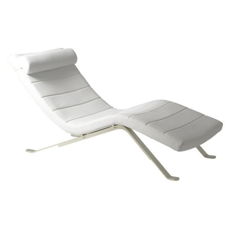 Euro Style Gilda Chaise Lounge White