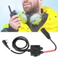 thumbnail image 1 of PTT Adapter, Black Plastic Earphone PTT Adapter Belt Clip Easy Connect  for Z-TAC Series, 1 of 8
