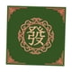 thumbnail image 1 of Tapete de Mesa Mahjong Perfecl Antideslizante 31.50 x 31.50 pulgadas Terciopelo Verde, 1 of 8