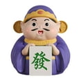 thumbnail image 3 of Baoblaze God of Wealth Sculpture Cute Gifts Small Statue for Bedroom Desk Home, 3 of 8