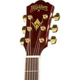thumbnail image 5 of Washburn WD100DL Dreadnought Mahogany Acoustic Guitar Transparent Wine Red, 5 of 5