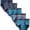 Stripes & Solids, variant on Fruit of the Loom Men's Fashion Briefs Pack of 5 Stripes & Solids, Large