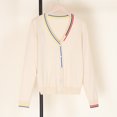 thumbnail image 1 of moda coreana korean style cardigan punto mujerchaqueta ropa de jersey abrigos en oferta con sueter 2024 jerseis abrigo primavera sweater rojo crochet, 1 of 5