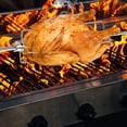 thumbnail image 5 of Pinzas para carne Pinza para carne de acero inoxidable - 2 Pinzas para barbacoa Pinzas para barbacoa Accesorios Asador Pollo Asador Asador 10 mm con tornillo de bloqueo para barbacoa (2 pie JFHHH pequeña, 5 of 5