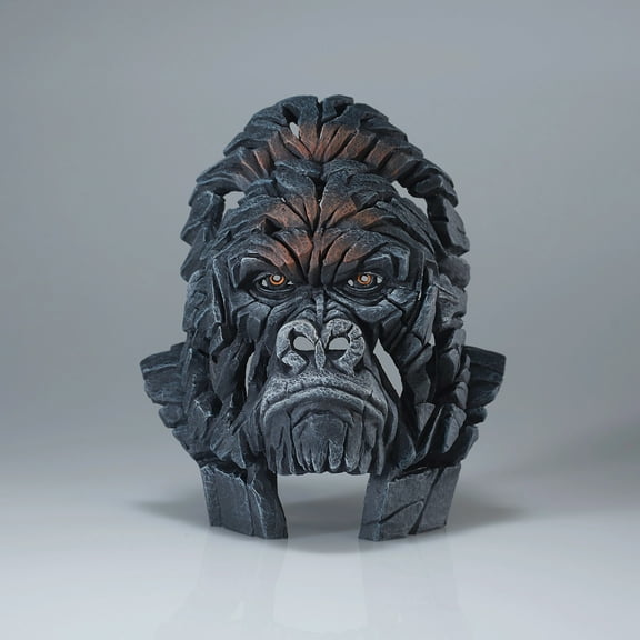 Edge Sculpture Miniature Gorilla Bust Figurine 5.32in H
