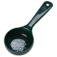 thumbnail image 1 of Carlisle 492908 4 oz Perforated Portion Spoon w/ Flat Bottom, Plastic, Forest Green, 1 of 1