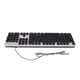 thumbnail image 3 of Teclado mecánico para juegos RBG retroiluminado USB 104 teclas con cable Retro Punk teclado de computadora para ordenador portátil negro, 3 of 5