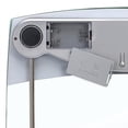 thumbnail image 4 of Báscula digital Taylor para peso corporal, ultraprecisa, capacidad de 200 kg, pantalla LCD azul exclusiva, plataforma de vidrio con detalles en acero inoxidable, 31,7 x 31,7 cm, transparente, 4 of 5
