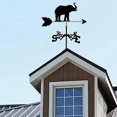 thumbnail image 4 of Stainless Steel Patio Weathervane Elephant, 4 of 5