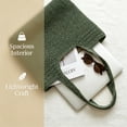 thumbnail image 3 of Under $15 Clearance Beach Bags,Woven Straw Tote Bags，Large Beach Bag, Weaving Swim Shopping Travel Bag Waterproof, 3 of 7