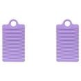 thumbnail image 2 of facefd 1/2/3 Plastic Washboard Antislip Thicken Washing Board Clothes Cleaning For Purple 2PCS, 2 of 6