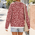 thumbnail image 4 of Crew Neck Sweatshirts Women Oversized Fall French Terry Layered Pullover Sweatshirt Fake Two‑Piece Tops Pullover Casual Split Hem Top, 4 of 4