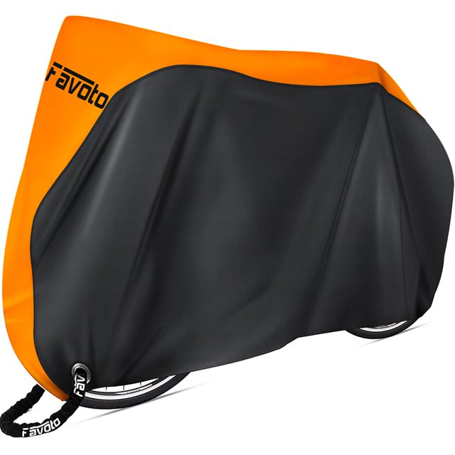 Funda para bicicleta Favoto Waterproof Oxford 200x70x110 cm naranja